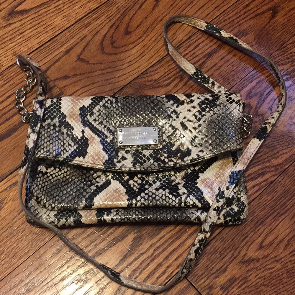 EUC Snakeskin Crossbody Bag